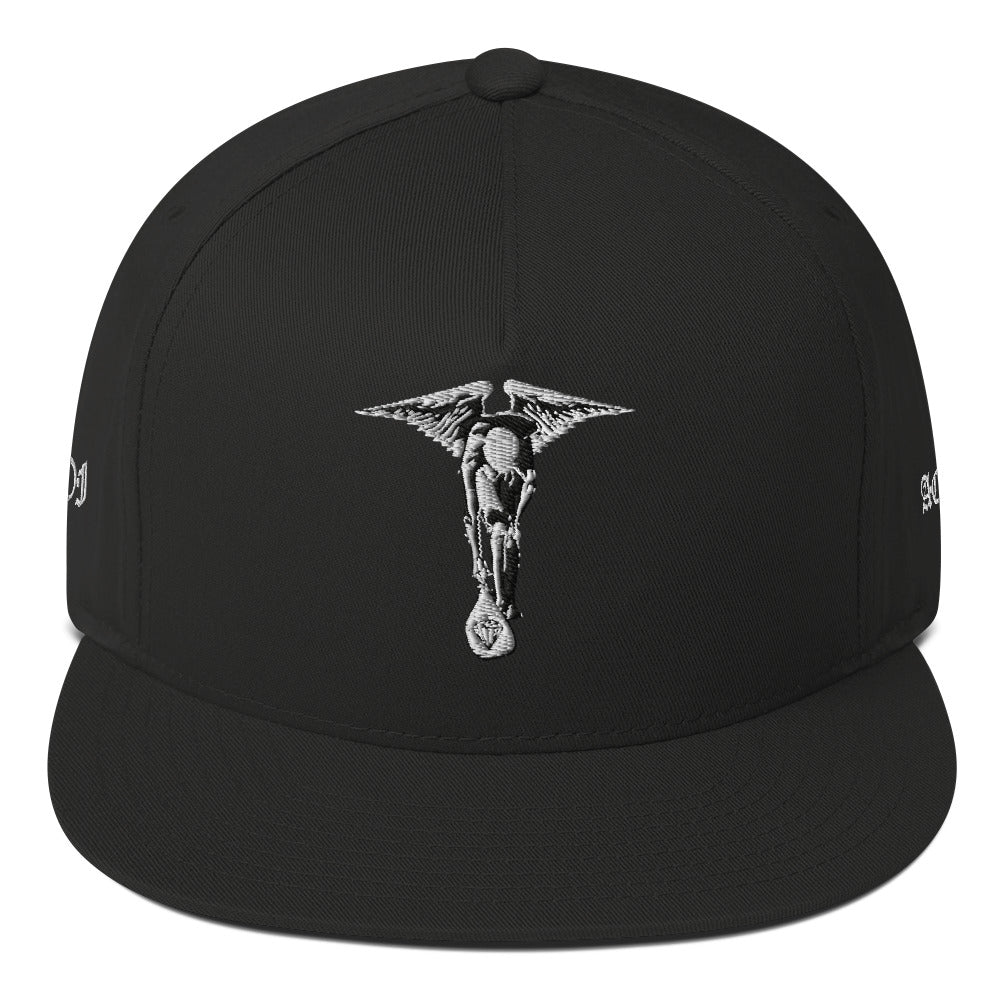 Diamond angel - Black Flat Bill Cap