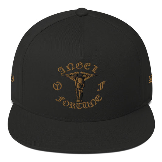 Angel of Fortune Round logo - Flat Bill Cap